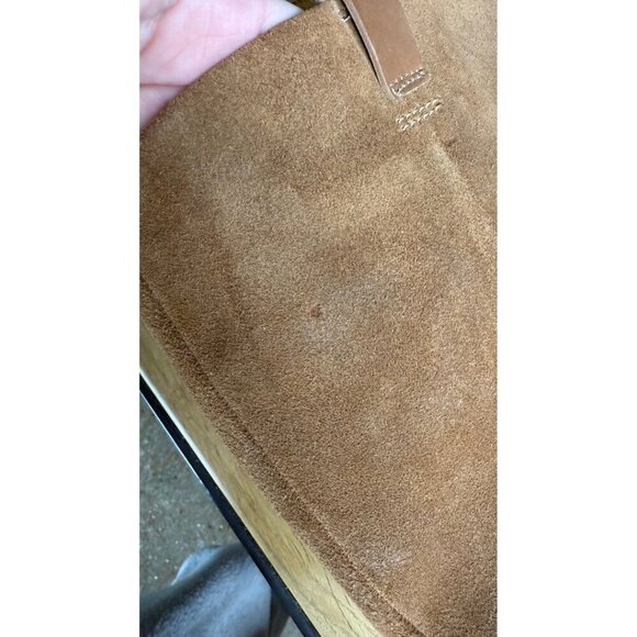 Ugg Arana Knee High Suede Chestnut Heeled Pull-On Boots Womens Size 8.5 - Picture 9 of 10